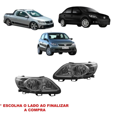 Farol Gol G5 2009 2010 2011 2012 Foco Duplo Cromonix - comprar online