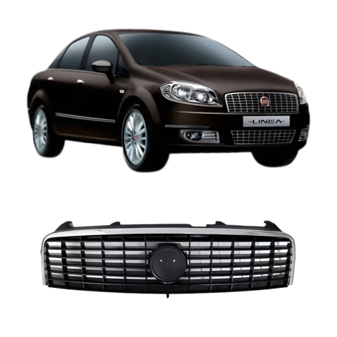 Grade Linea 2009 Preta Com Friso Cromado Completa VERBENA - comprar online