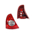 Lanterna Clio 2003/2012 Bicolor Ré Cristal Hatch Carcaça Vermelho Traseiro Fitam na internet