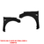 Paralama Sandero Stepway 2008/2014 Com Furo Moldura e Furo Pisca - comprar online