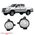 Farol De Milha Hilux SRV 2012/2015