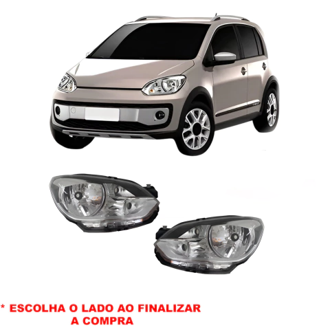 Farol UP! Ano 2014 2015 2016 2017 2018 2019 2020 2021 cromado Skywind