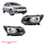 Farol Saveiro G7 2017/2022 GOL G8 2019/2022 Foco Simples Máscara Negra Com Friso Preto Skywind