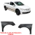 Paralama Saveiro G5 2010/2013 Com Furo