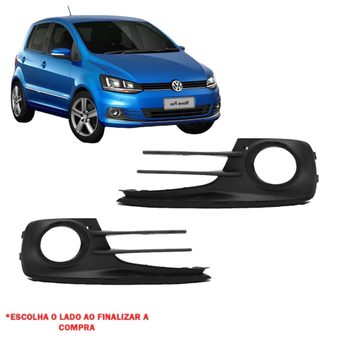 Moldura De Milha Fox 2015/2021 Preta Com Furo Com Friso Preto Verbena