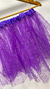 Saia de tule roxo