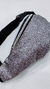 Pochete glitter prateada
