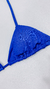 Top cortininha azul royal - comprar online