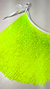 Saia de franja verde flúor - comprar online