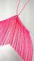 Cropped de franja rosa flúor - comprar online