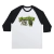 Creature Barfly 3/4 Sleeve Midweight T-Shirt White/Black