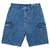Spitfire Classic '87 Denim Cargo Short Light Stone Wash
