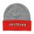 Spitfire Beanie Old E Cuff Grey/Red
