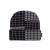 FUCKING AWESOME CHECKER BLOCK CUFF BEANIE BLACK
