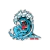 Santa Cruz Screaming Wave Clear Sticker 11x10 cm