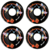 Ruedas Deza Pajaros 65mm 78a Negro - comprar en línea