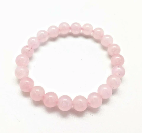 Pulseira Quartzo Rosa – Chakra Cardíaco, Amor Incondicional e Cura - comprar online