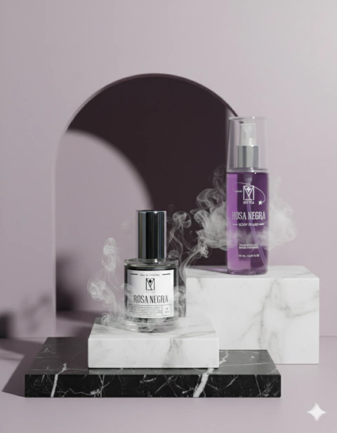 Kit Perfume 30ml + Body Splash 150ml (Caminhos Abertos): Rosa Negra - comprar online