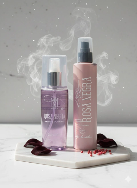 Combo Rosa Negra Hidratante 200ml e BodySplash Rosa Negra 150ml - comprar online