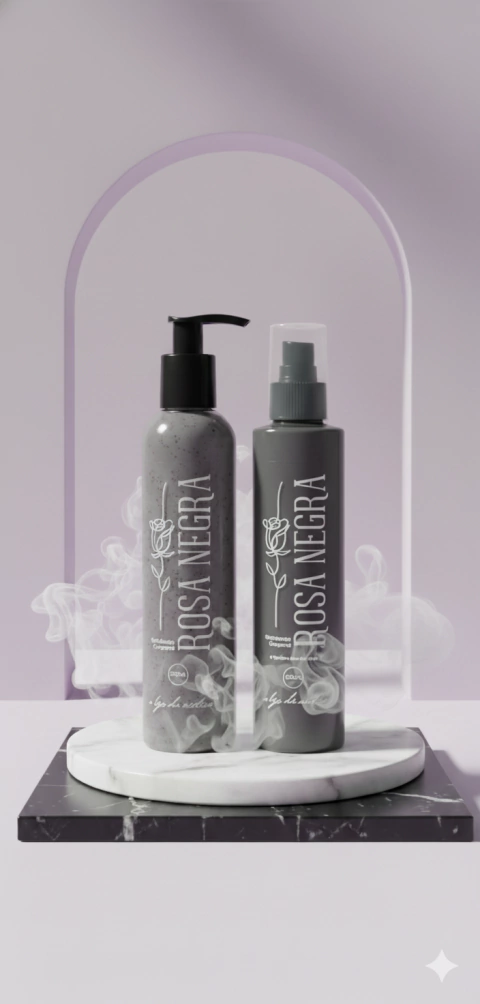 Banho Rosa Negra 200ml – Esfoliante + Hidratante - comprar online