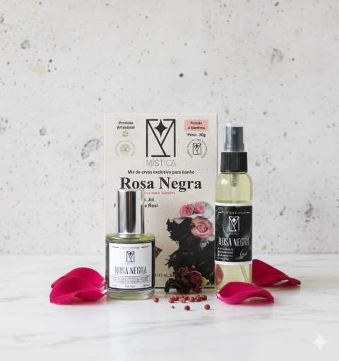 Kit Magnetismo: Rosa Negra Corpo (30ml) e Capilar + Banho de Rosa - comprar online