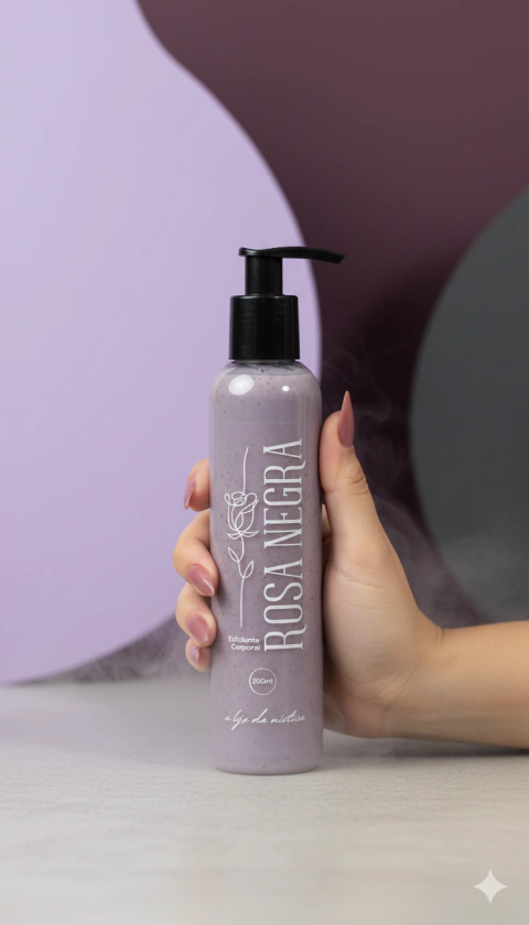 Esfoliante Rosa Negra 200ml - Esfoliação Corporal e Limpeza Energética no Banho - comprar online