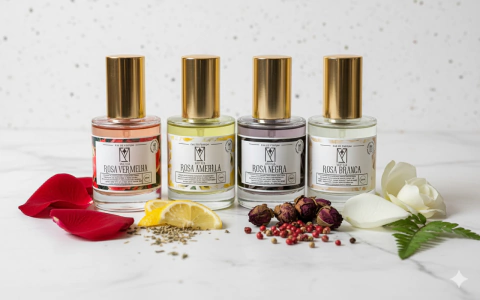 Quarteto - Kit com os 4 Perfumes de Rosa 30ml cada - comprar online