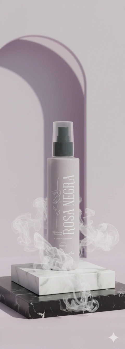Hidratante Rosa Negra 200ml – Toque Sedoso e Fixação Prolongada do Perfume - comprar online
