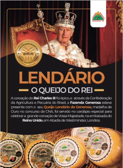 Queijo O LENDÁRIO - QUEIJO DO REI -  Queijaria Da Vovó