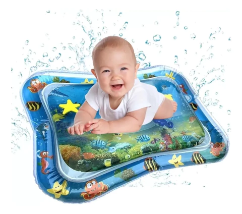 Alfombra Agua Juego Antigolpes Para Bebe Gimnasio Didáctico