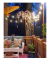 Guirnalda Luces Exterior Led Bolitas X28 Unida 4 Mts A 220v. en internet