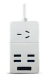 Zapatilla Eléctrica Prolongador 1 Toma + 4 Usb Inova - comprar online