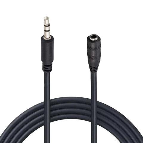 Cable Alargue Auriculares Miniplug Audio Auxiliar 1,5 Metros