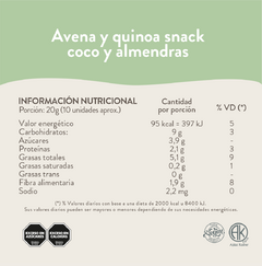 Snack Coco y Almendras en internet