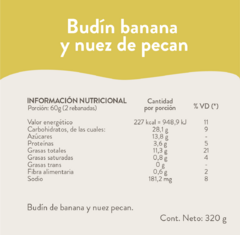 Budín de Banana & Nuez Pecan en internet