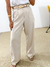 Calça Wide Leg Bege