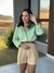 Camisa de Linho Verde Claro Mayane - comprar online