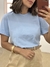 T-Shirt Básica Azul Bebê - comprar online