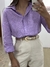 Camisa de Linho Lilás
