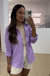 Camisa de Linho Lilás - comprar online