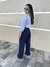 Calça Wide Leg Camila Azul Marinho na internet