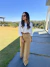 Calça Wide Leg Verde Oliva Camila
