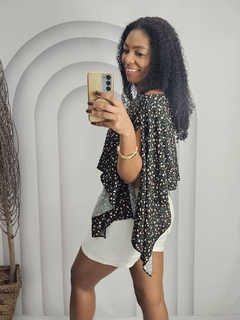 Blusa Capa Estampada - loja online