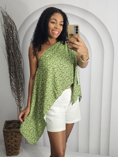 Blusa Capa Estampada