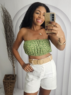 Blusa Capa Estampada na internet