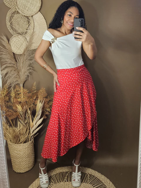 Saia Envelope Poá - comprar online