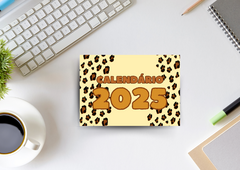 Arquivo digital Calendário 2025 Pré-história Horizontal na internet