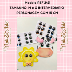 Olhos resinados REF 243 - comprar online