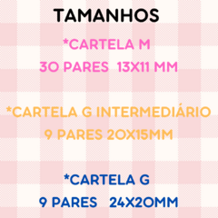 Olhos resinados REF 250 - loja online