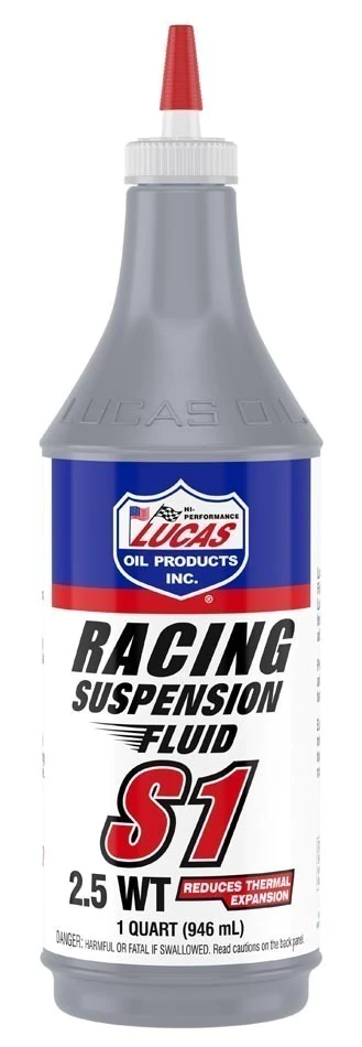 ACEITE AMORTIGUADOR LUCAS OIL S1 RACING SUSPENSION 2.5 W 946ML - comprar online